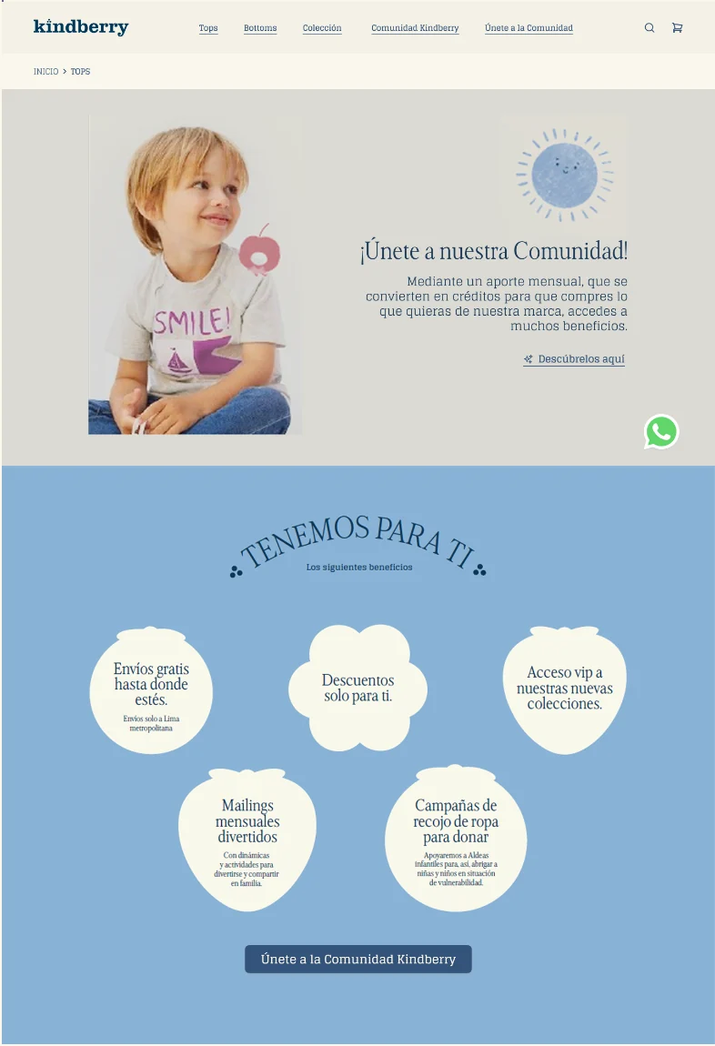 Proposal explaining membership and its benefits.